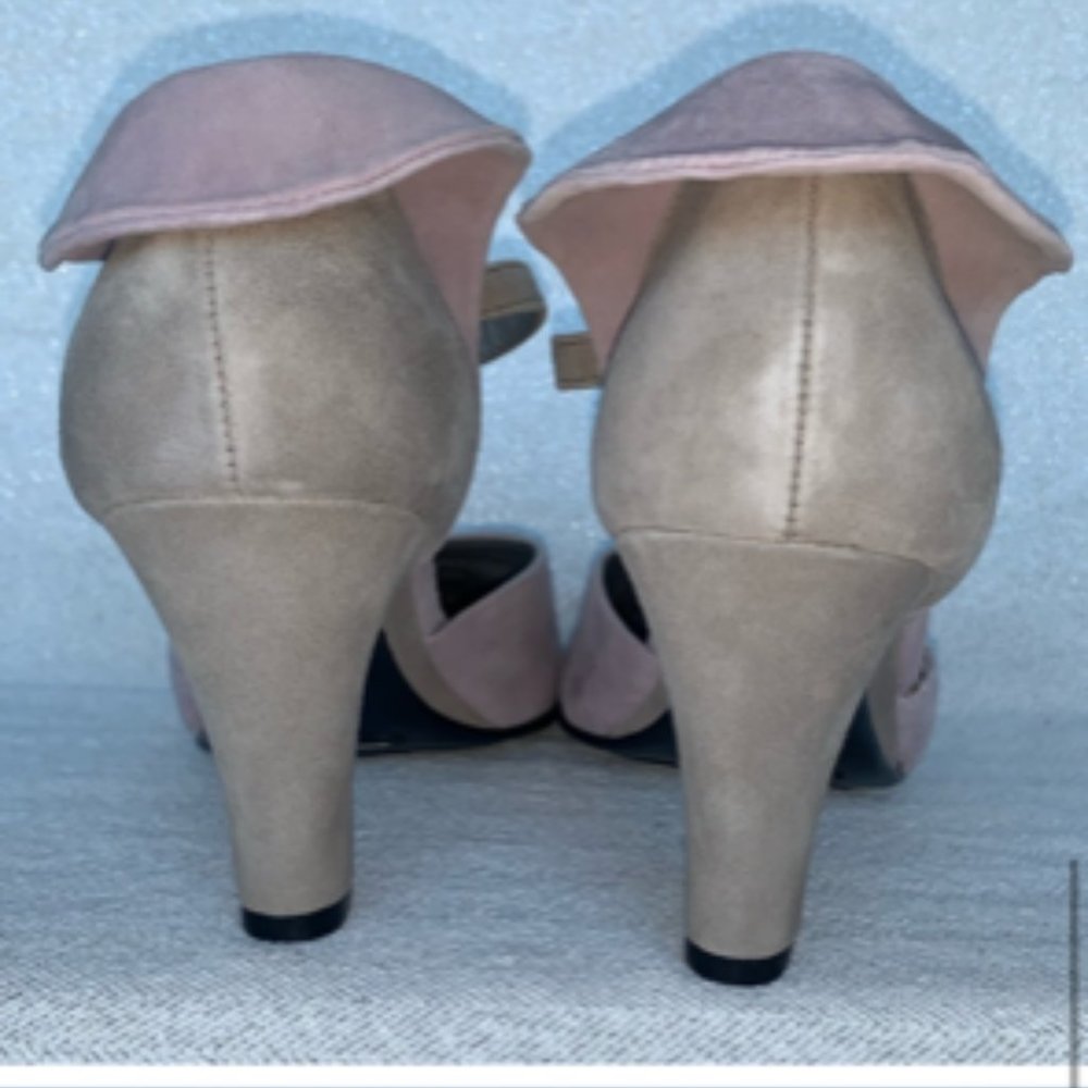 NWT Aerosoles “Tape Deck” suede 9 new in box lilac grey - Picture 4 of 11